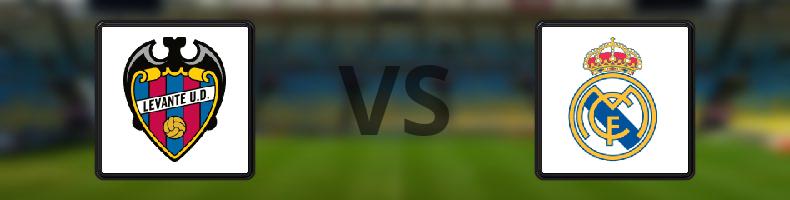 Levante - Real Madrid odds, speltips, resultat i La Liga
