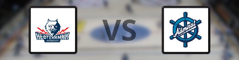 Neftekhimik - Admiral Vladivostok odds, speltips, resultat i KHL