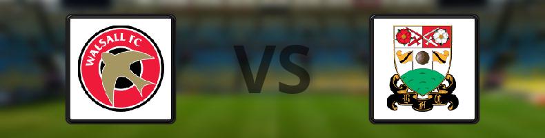 Walsall - Barnet odds, speltips, resultat i League Two