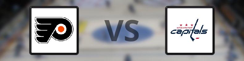 Philadelphia Flyers - Washington Capitals odds, speltips, resultat i NHL