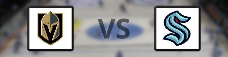 Vegas Golden Knights - Seattle Kraken odds, speltips, resultat i NHL