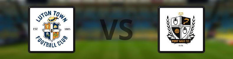 Luton - Port Vale odds, speltips, resultat i League One