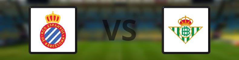 Espanyol - Real Betis odds, speltips, resultat i La Liga