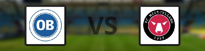 Odense - Midtjylland odds, speltips, resultat i Superligaen