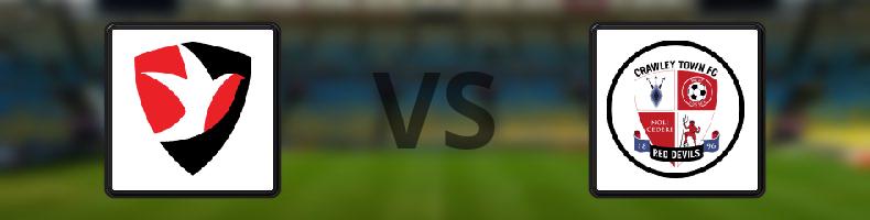 Cheltenham - Crawley odds, speltips, resultat i League Two