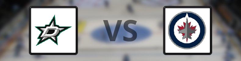 Dallas Stars - Winnipeg Jets odds, speltips, resultat i NHL