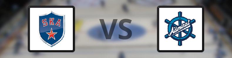 SKA St Petersburg - Admiral Vladivostok odds, speltips, resultat i KHL