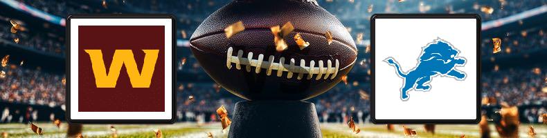 Washington Redskins - Detroit Lions odds, speltips, resultat i NFL