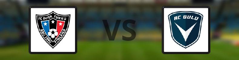 Inter Turku - AC Oulu odds, speltips, resultat i Veikkausliiga