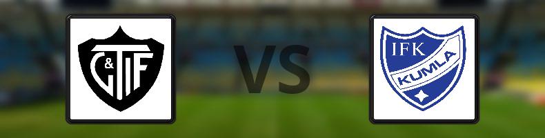 Tidaholms GoIF - IFK Kumla odds, speltips, resultat i Division 2