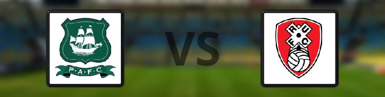 Plymouth - Rotherham odds, speltips, resultat i League One