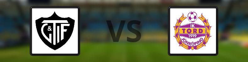 Tidaholms GoIF - IK Tord odds, speltips, resultat i Division 2