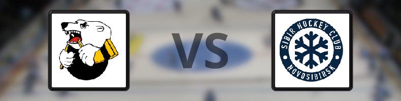 Traktor Chelyabinsk - Sibir Novosibirsk odds, speltips, resultat i KHL