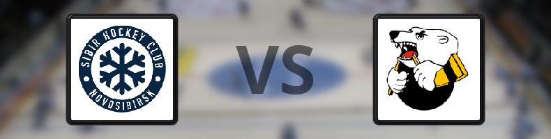 Sibir Novosibirsk - Traktor Chelyabinsk odds, speltips, resultat i KHL