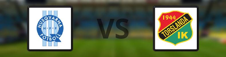 Husqvarna FF - Torslanda IK odds, speltips, resultat i Division 1