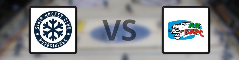 Sibir Novosibirsk - AK Bars Kazan odds, speltips, resultat i KHL
