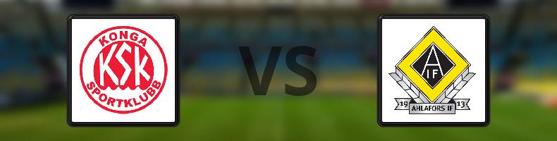 IK Kongahälla - Ahlafors IF odds, speltips, resultat i Division 2