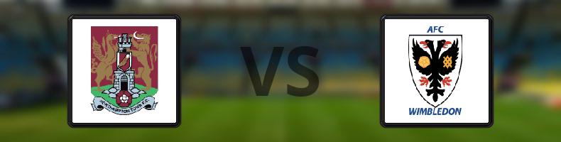Northampton - AFC Wimbledon odds, speltips, resultat i League One