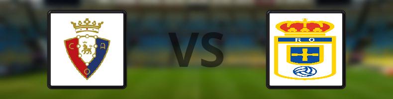 Osasuna - Real Oviedo odds, speltips, resultat i La Liga