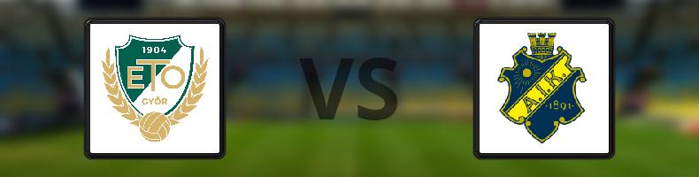 Györ - AIK odds, speltips, resultat i Europa Conference League