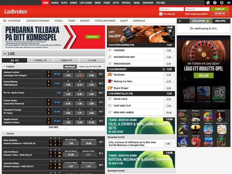 Ladbrokes odds och recension