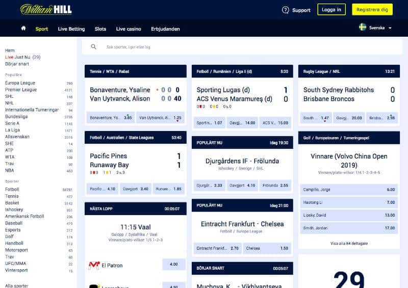 Willaim Hill odds och bonus