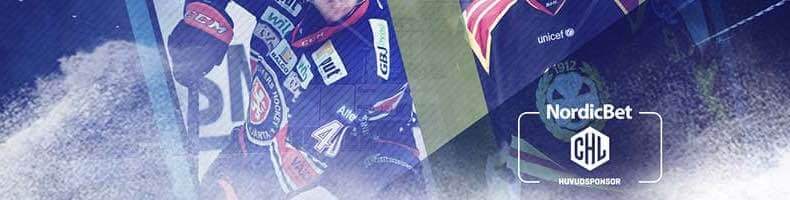 Champions Hockey League riskfritt spel och live stream på kvartsfinalerna hos Nordicbet