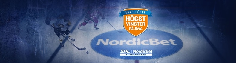 NordicBet ger högst vinster på SHL under hela säsongen!