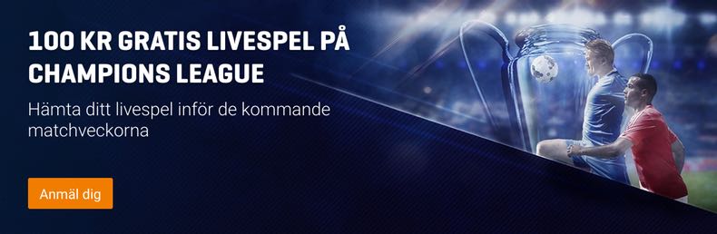 Riskfritt spel Champions League hos Nordicbet