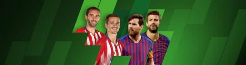 Atletico Madrid - FC Barcelona live stream och vinstboost