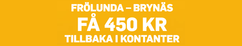 Frölunda - Brynäs riskfritt spel