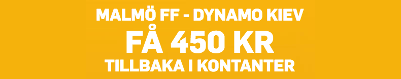 Riskfritt spel på Malmö FF - Dynamo Kiev