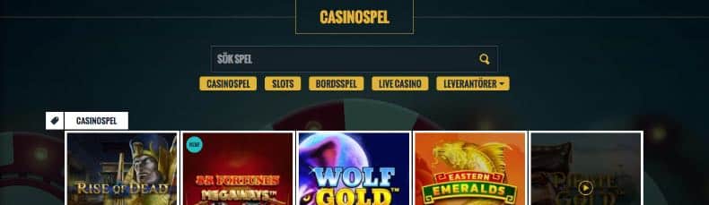 No Account Bet casino & live casino