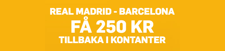 Real Madrid - Barcelona pengarna tillbaka