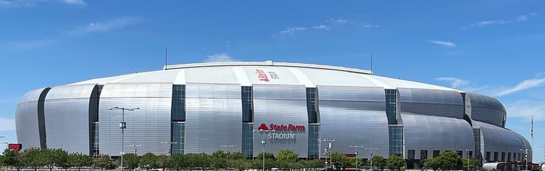 Super Bowl 2023 spelas på State Farm Stadium