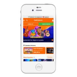 Spelar casino i mobilen hos betsson