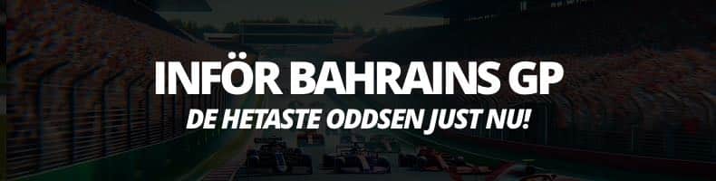 Bahrains GP - vem vinner loppet 2024 med de hetaste oddsen!