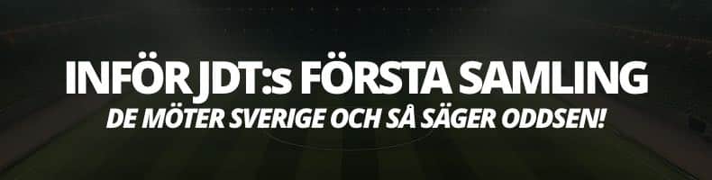 Matcher och odds på Jon Dahl Tomassons första samling