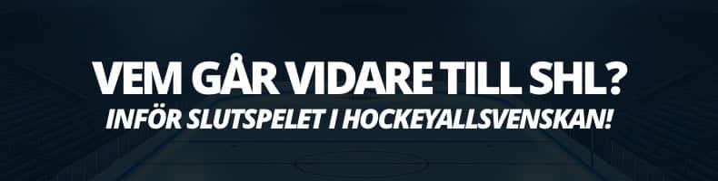 Så spelas slutspelet i HockeyAllsvenskan 2024