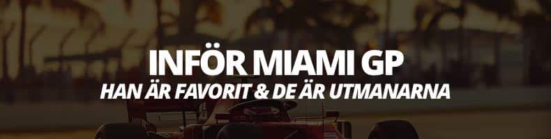 Miami GP 2024, datum, svensk tid, odds, vinnare