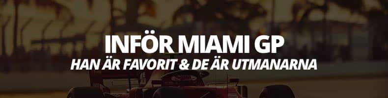 Miami GP 2024, datum, svensk tid, odds, vinnare