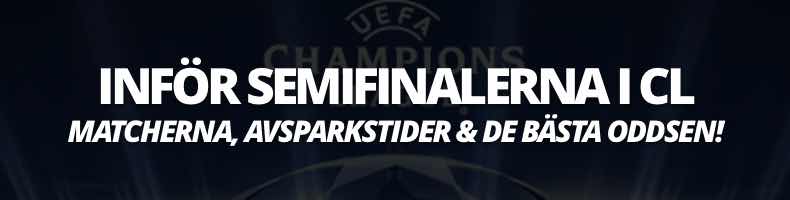 Champions League 2025: Semifinaler odds & matcher