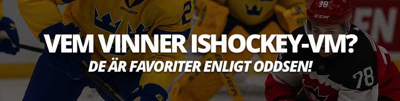 Vem vinner Ishockey-VM 2025? oddsen