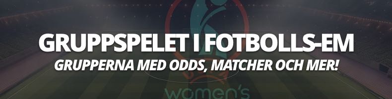 Fotbolls-EM för damer 2025: Grupperna, matcher & datum