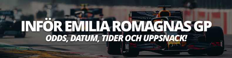 Vem vinner Emilia Romagnas GP med oddsen - Formel 1 VM 2025
