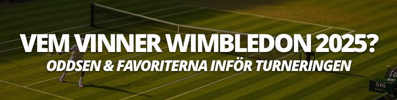 Vem vinner Wimbledon 2025? - Så säger oddsen!