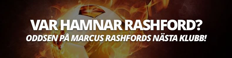 Oddsen på Marcus Rashfords nästa klubb & övergång i sommar