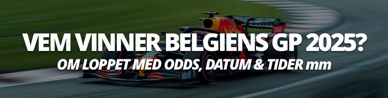 Vem vinner Belgiens GP 2025? - Så säger oddsen