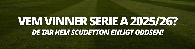 Vem vinner Serie A 2025/2026? - Så säger oddsen!