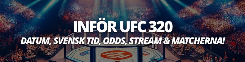 UFC 320: Ankalaev vs Pereira 2 - odds, datum & svensk tid